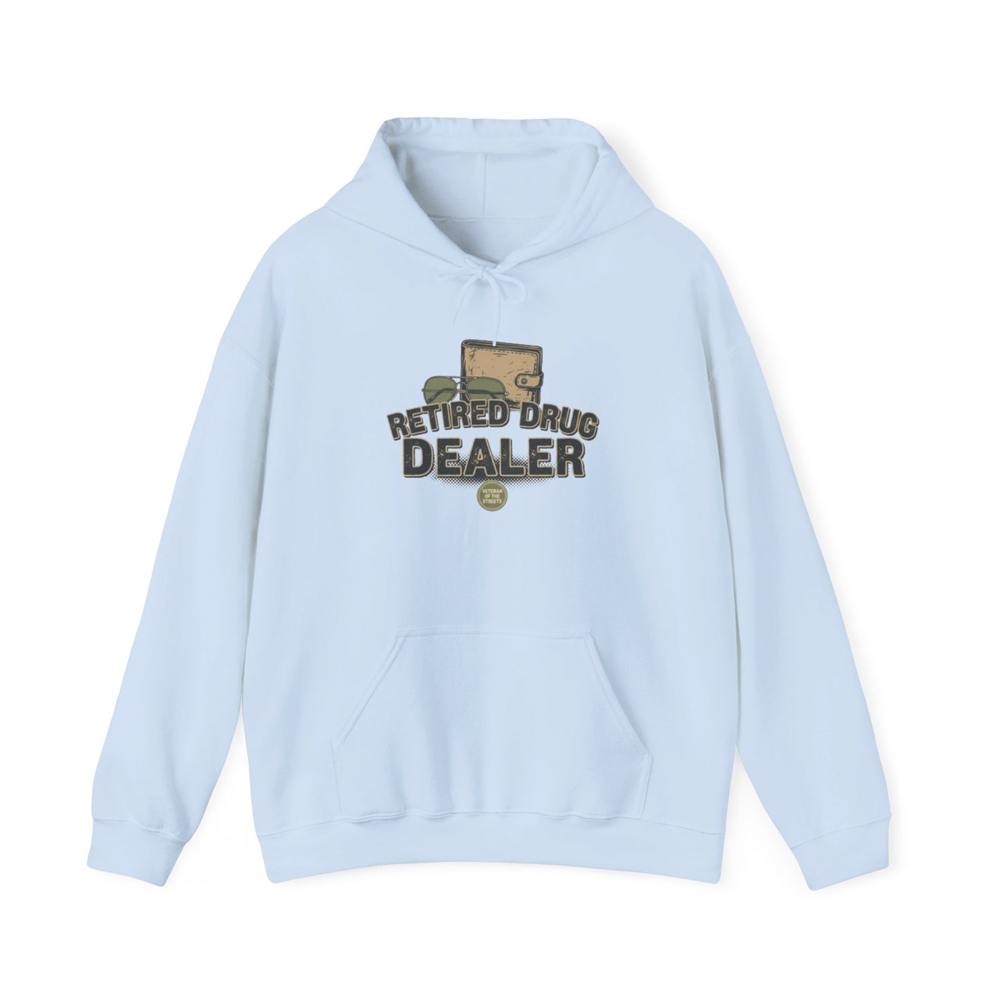 Retired Drug Dealer Hoodie — Funny Vintage Skid Row Retirement Gift