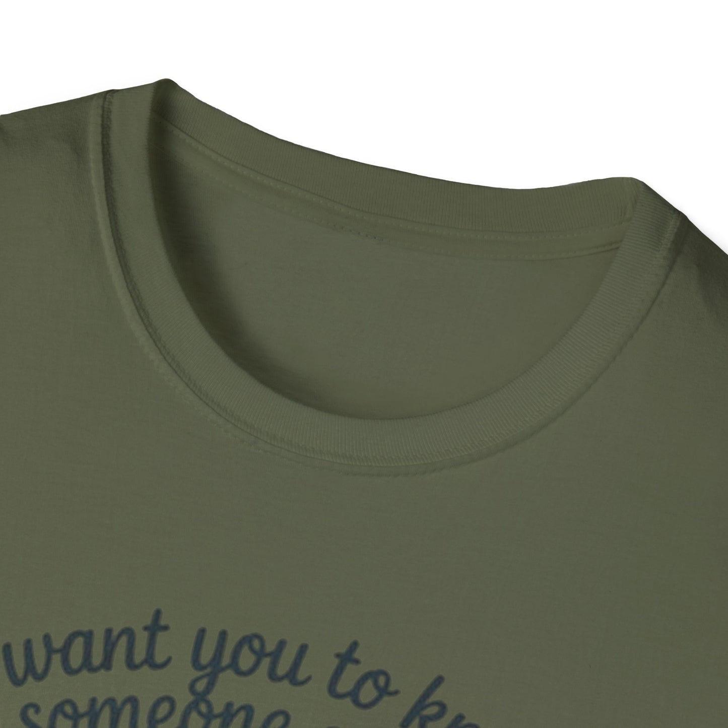 T-Shirt — "I Want You to Know Someone Cares (Not Me But Someone)" Comfort Tee