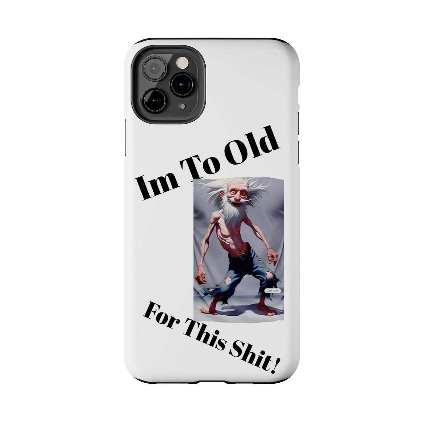 Humorous Tough Phone Cases, Quirky Phone Accessories, Gifts for Seniors, Fun Tech Gadgets, Unique Dad Gifts, Phone Protection