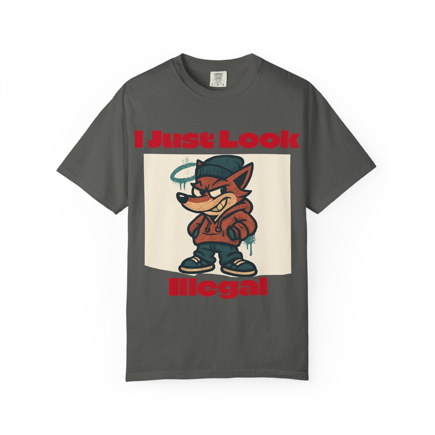 I Just Look Illegal Unisex T-Shirt, Funny Graphic Tee, Streetwear Style, Casual Wear, Gift for Him/Her, Trendy Apparel