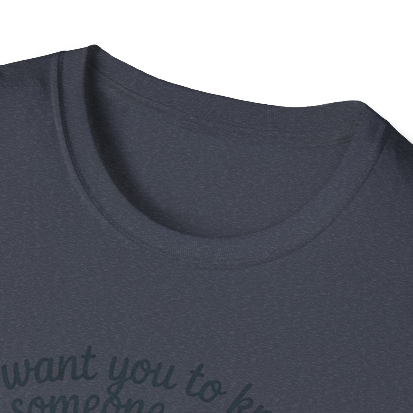 T-Shirt — "I Want You to Know Someone Cares (Not Me But Someone)" Comfort Tee