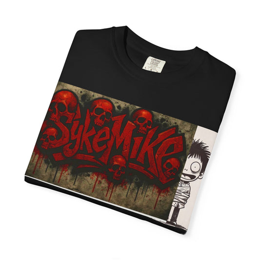 Unique Graphic Unisex T-shirt with SykeMike Design, Streetwear Fashion, Casual Wear, Gift for Friends, Creative Expression