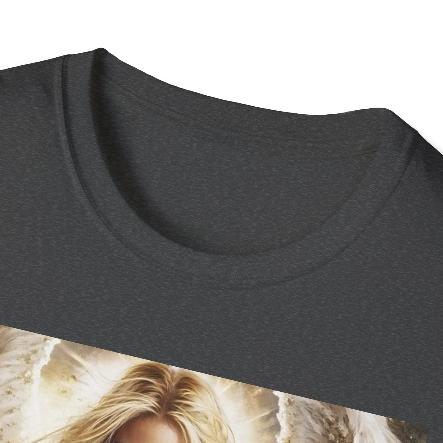 Earth Angel Unisex Softstyle T-Shirt, Inspirational Tee, Casual Wear, Gift for Her, Spiritual Shirt, Unique Graphic Shirt