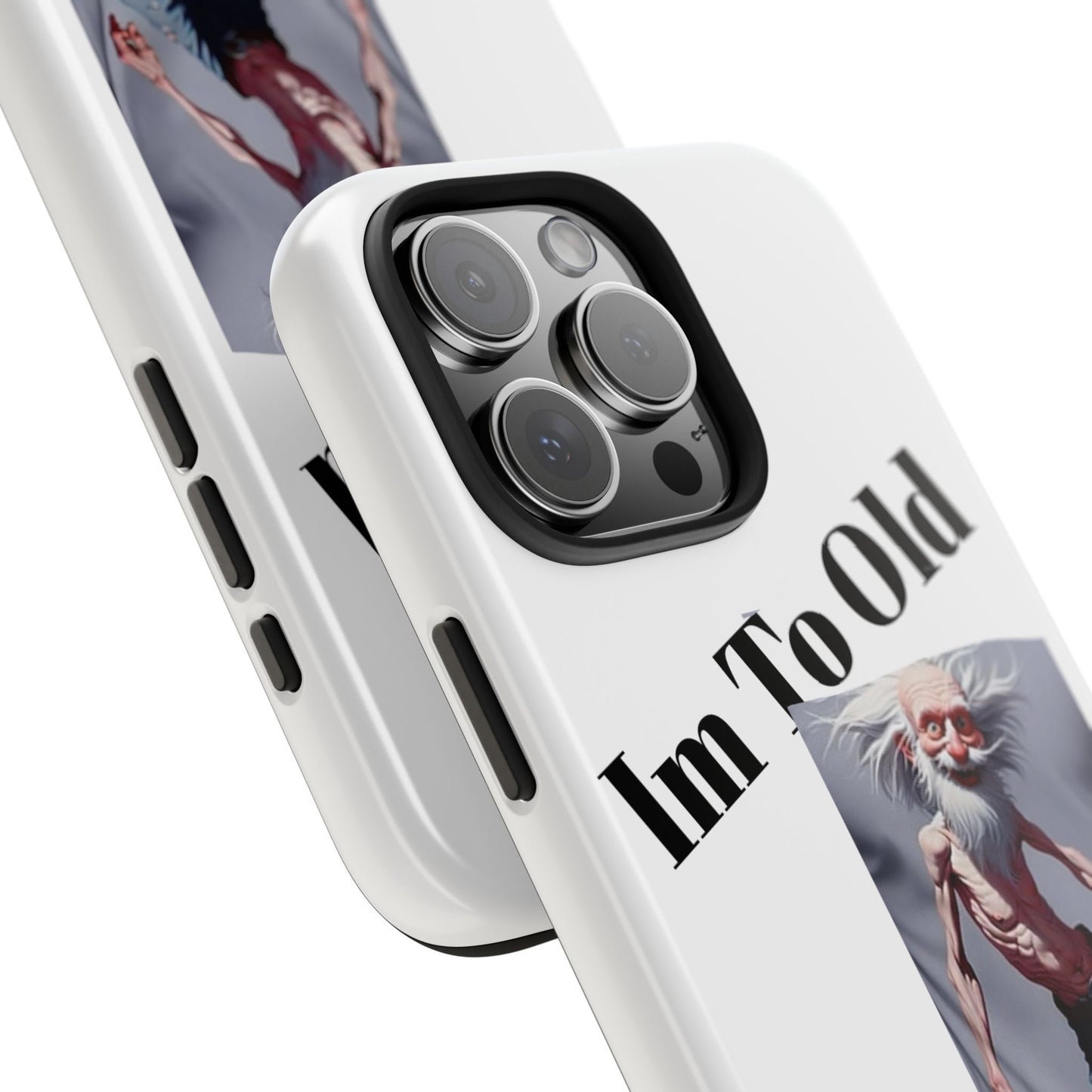 Humorous Tough Phone Cases, Quirky Phone Accessories, Gifts for Seniors, Fun Tech Gadgets, Unique Dad Gifts, Phone Protection