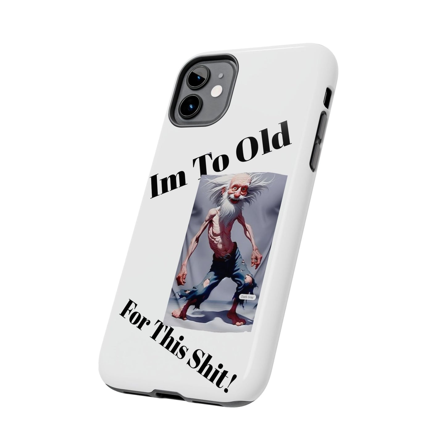 Humorous Tough Phone Cases, Quirky Phone Accessories, Gifts for Seniors, Fun Tech Gadgets, Unique Dad Gifts, Phone Protection