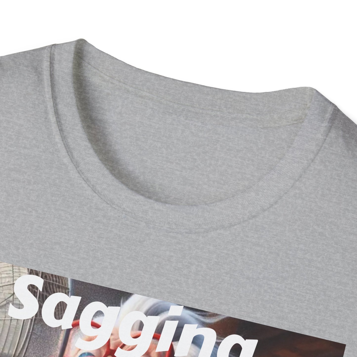 Funny Graphic T-Shirt — "Sagging But Still Gagging" Summer Ice Cream Design