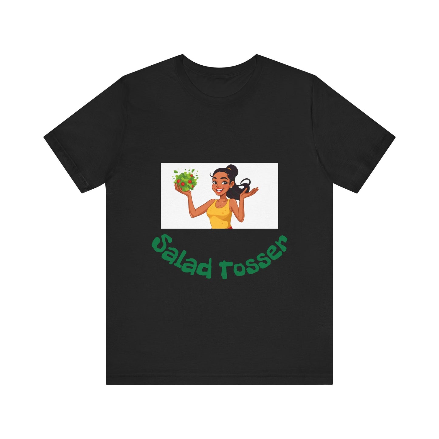 Salad Tosser Graphic Tee, Fun Kitchen Shirt, Gift for Chefs, Casual Summer Wear, Unique Foodie Apparel