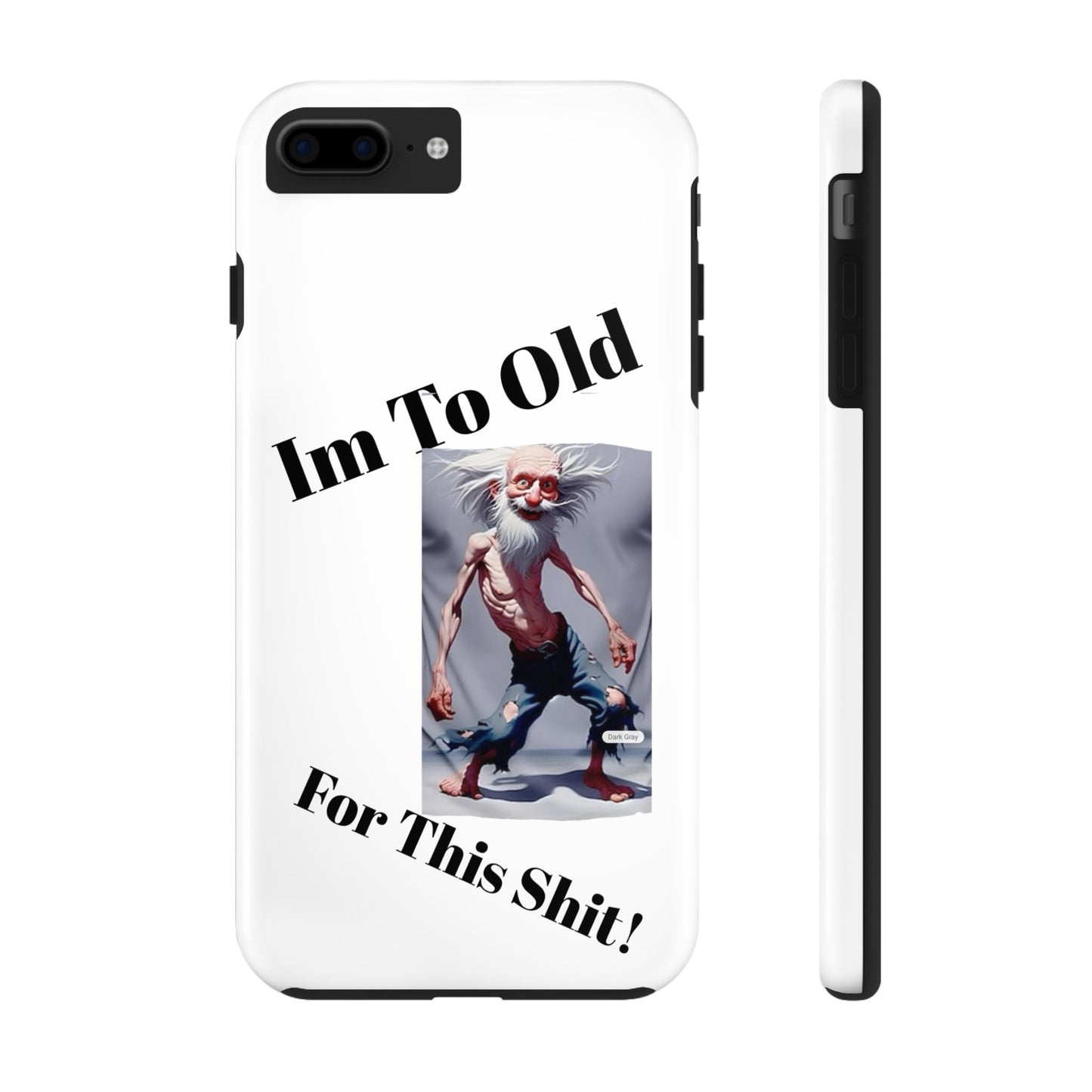Humorous Tough Phone Cases, Quirky Phone Accessories, Gifts for Seniors, Fun Tech Gadgets, Unique Dad Gifts, Phone Protection