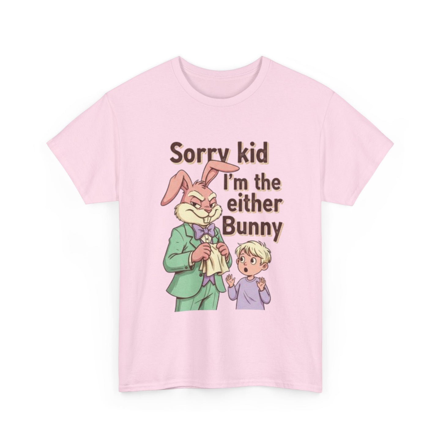 Easter Tee — "Sorry Kid I'm the Easter Bunny" Retro Bunny Graphic T-Shirt