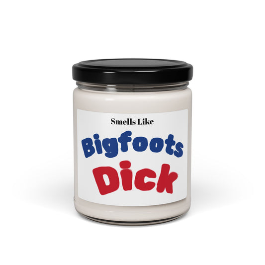 Bigfoot's Humor Scented Soy Candle - 9oz, Funny Gift, Relaxation, Home Decor, Unique Candle, Quirky Gift