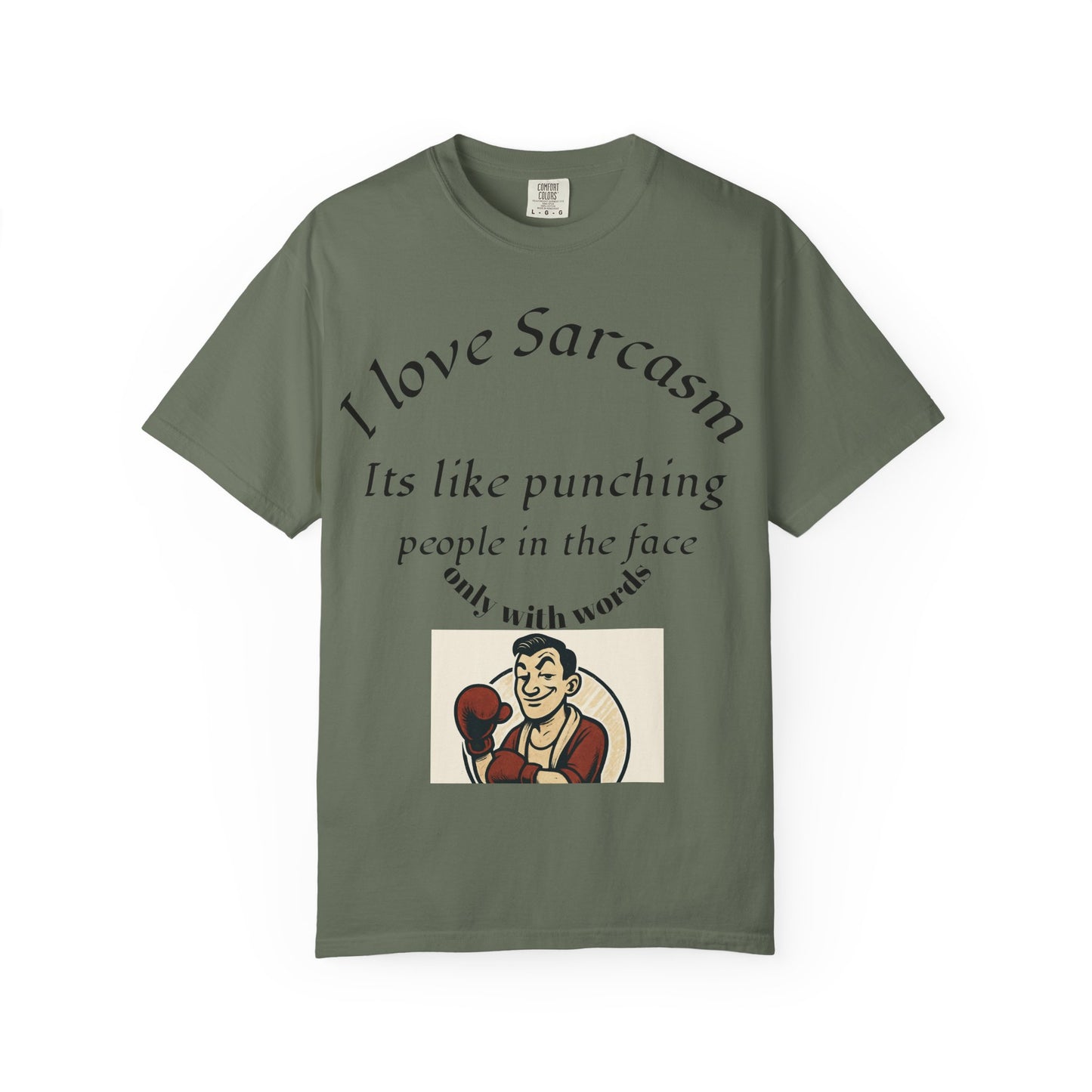 Sarcastic Punch T-Shirt - Humor Tee, Gift for Sarcasm Lovers, Unisex Apparel, Funny Graphic Top, Casual Wear