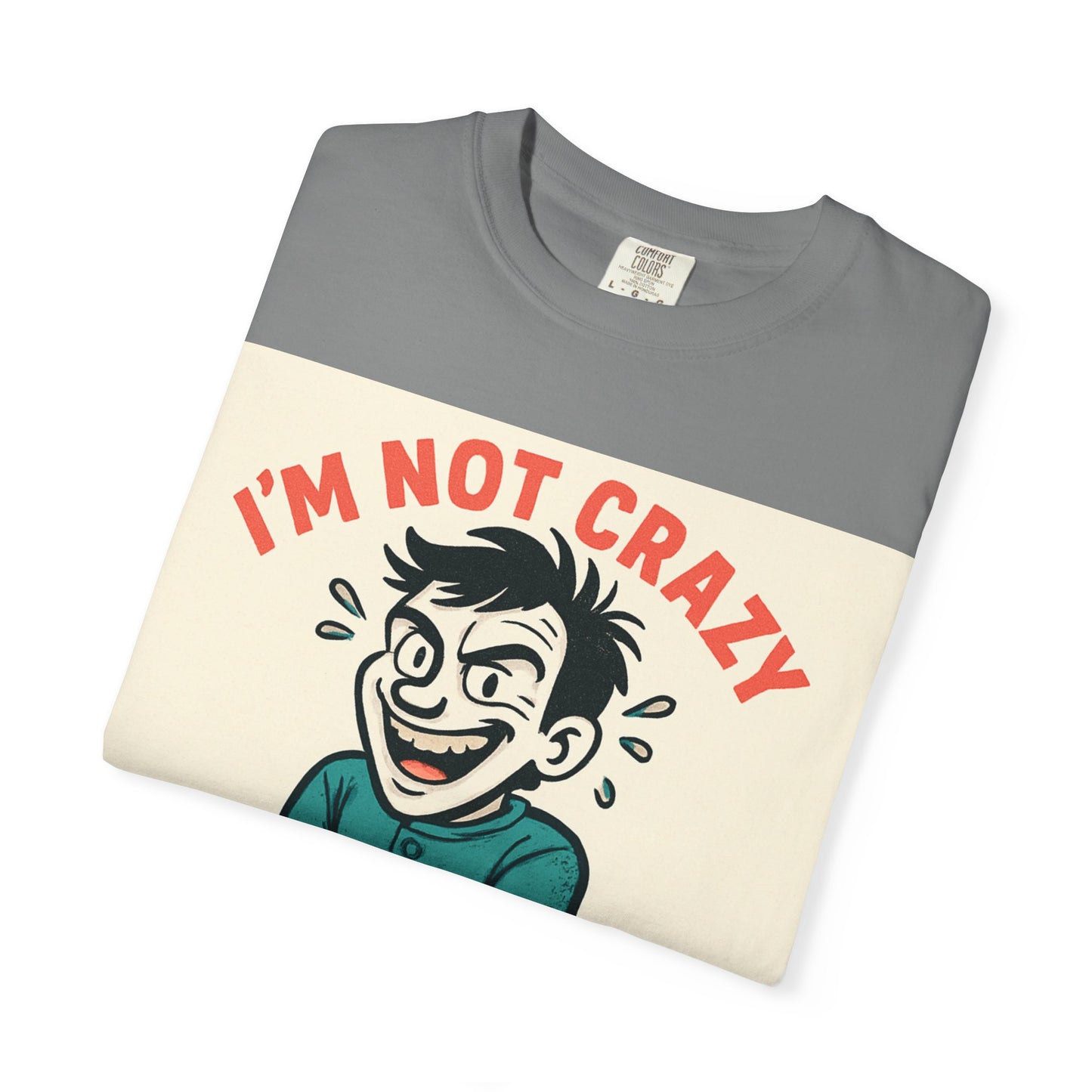 T-Shirt — "I’m Not Crazy I Prefer the Term Mentally Hilarious" Graphic Tee
