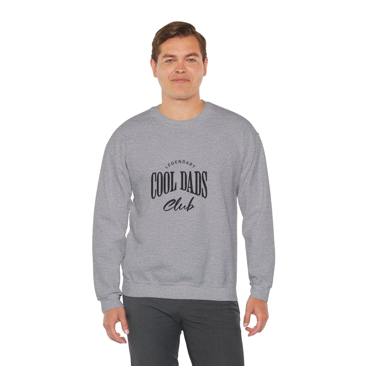 Legendary Cool Dads Crewneck Sweatshirt, Dad Gift, Father's Day Apparel, Casual Dad Wear, Gift for New Dads, Cool Dads Club
