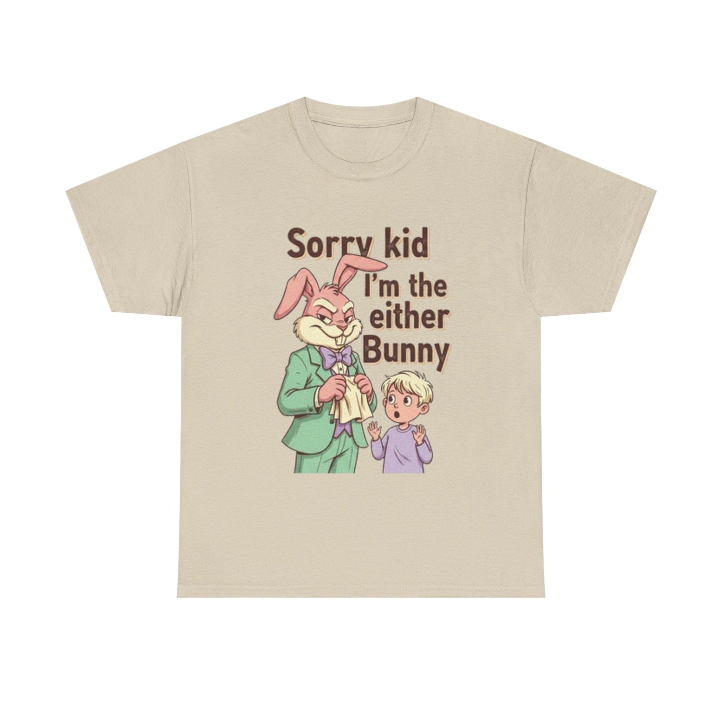 Easter Tee — "Sorry Kid I'm the Easter Bunny" Retro Bunny Graphic T-Shirt