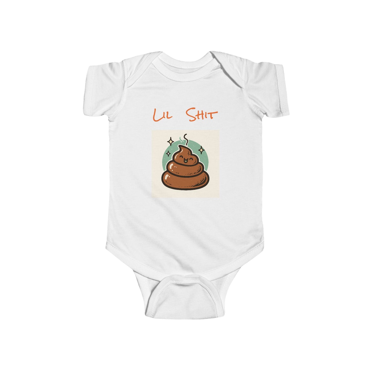 Funny Baby Bodysuit for New Parents, Cute Infant Clothes, Gift for Baby Shower, Toddler Outfit, Humor for Kids, Lil Shit Design