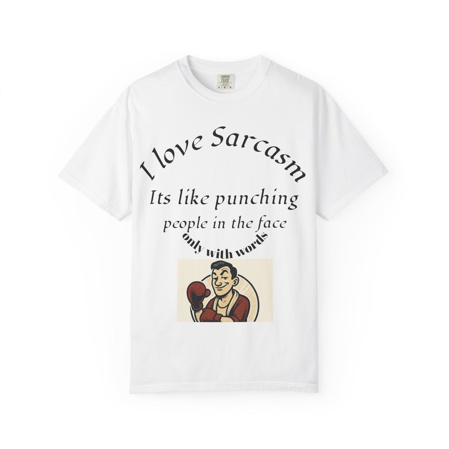 Sarcastic Punch T-Shirt - Humor Tee, Gift for Sarcasm Lovers, Unisex Apparel, Funny Graphic Top, Casual Wear