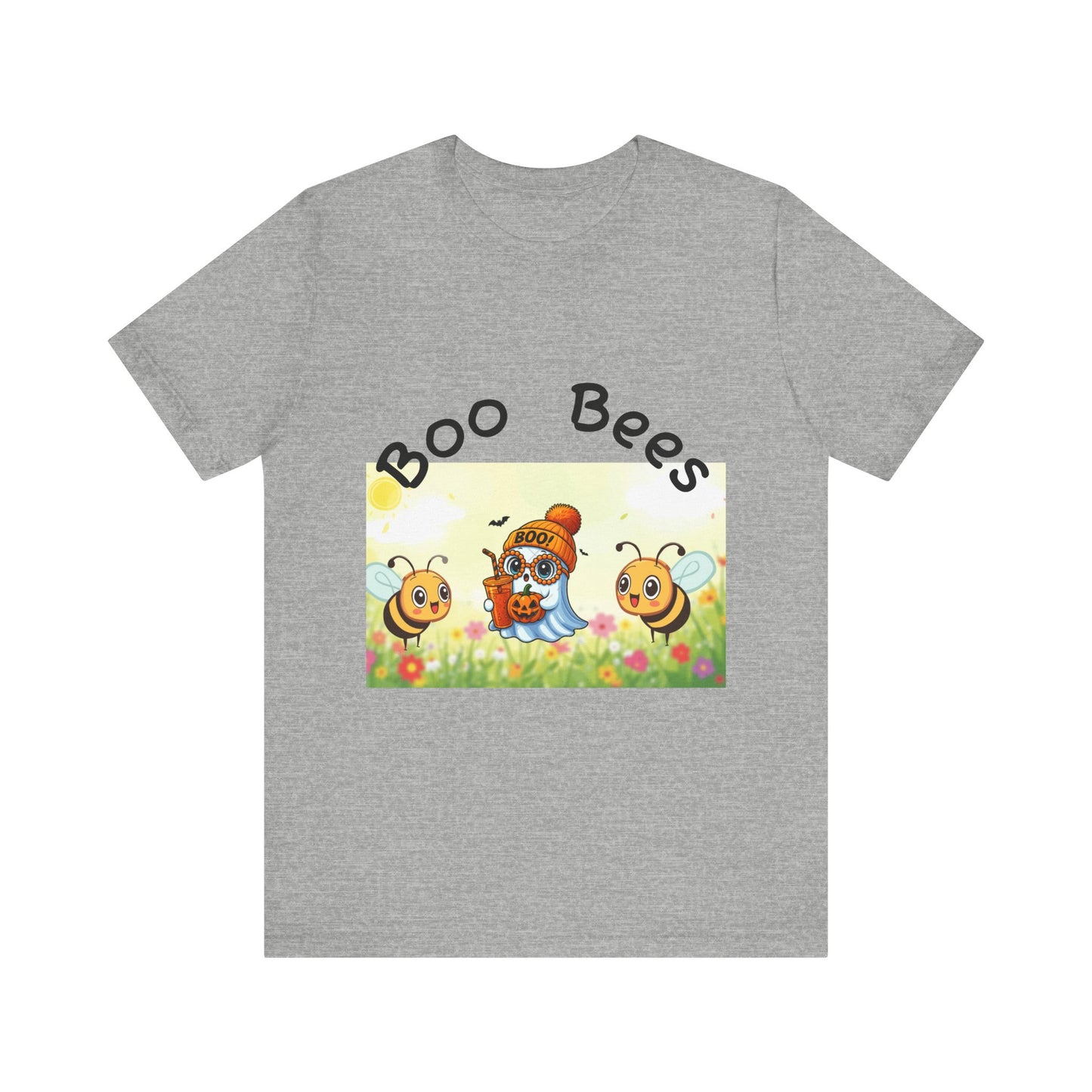 Cute Boo Bees Graphic Tee for Bee Lovers, Funny Bees Shirt, Unisex Summer T-Shirt, Gift for Nature Enthusiasts, Pollinator Awareness