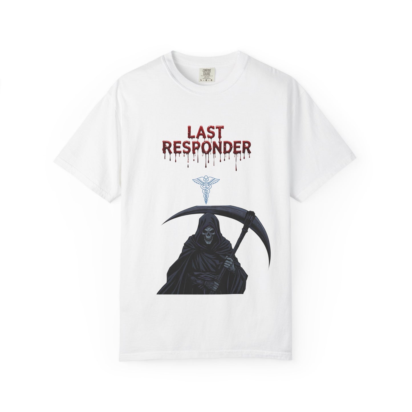 Unisex Last Responder T-Shirt, Casual Tee, Funny Gift, First Responder Apparel, Halloween Costume, Grunge Style, Unique Graphic Shirt