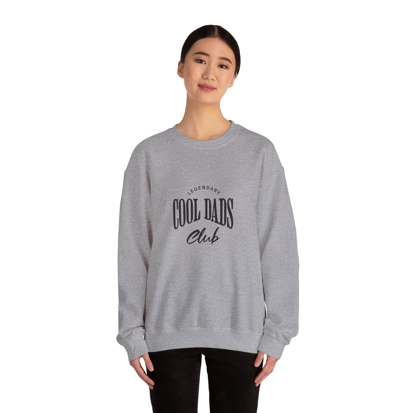 Legendary Cool Dads Crewneck Sweatshirt, Dad Gift, Father's Day Apparel, Casual Dad Wear, Gift for New Dads, Cool Dads Club