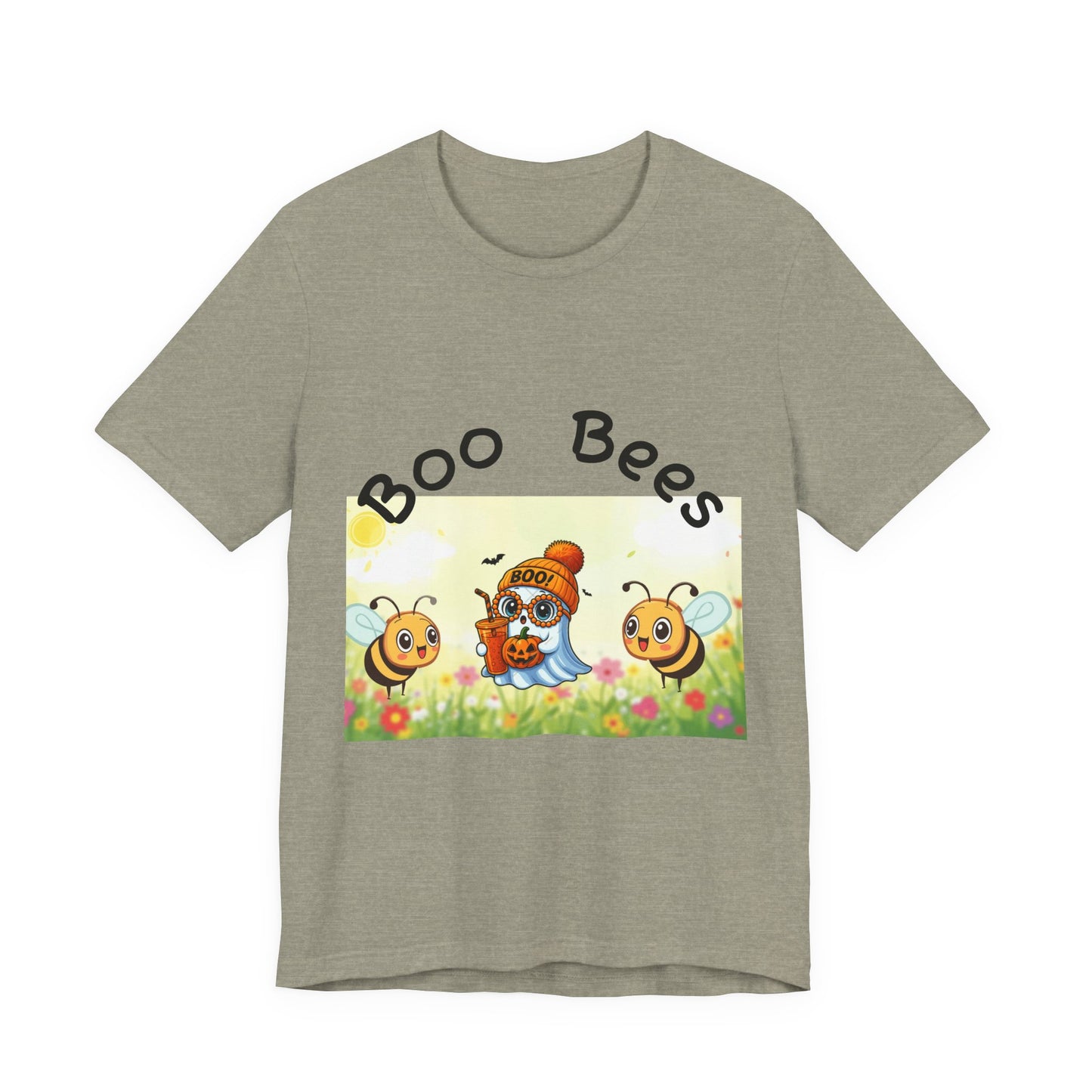Cute Boo Bees Graphic Tee for Bee Lovers, Funny Bees Shirt, Unisex Summer T-Shirt, Gift for Nature Enthusiasts, Pollinator Awareness