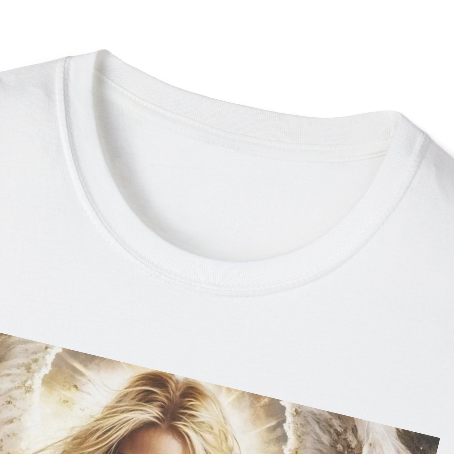 Earth Angel Unisex Softstyle T-Shirt, Inspirational Tee, Casual Wear, Gift for Her, Spiritual Shirt, Unique Graphic Shirt