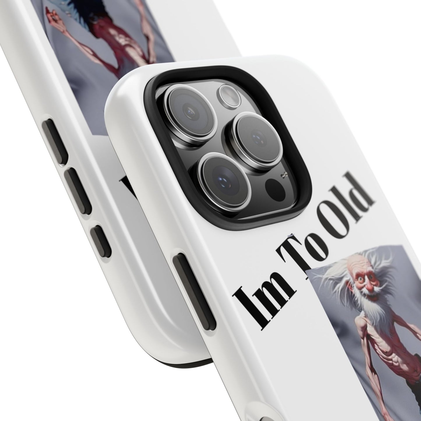 Humorous Tough Phone Cases, Quirky Phone Accessories, Gifts for Seniors, Fun Tech Gadgets, Unique Dad Gifts, Phone Protection