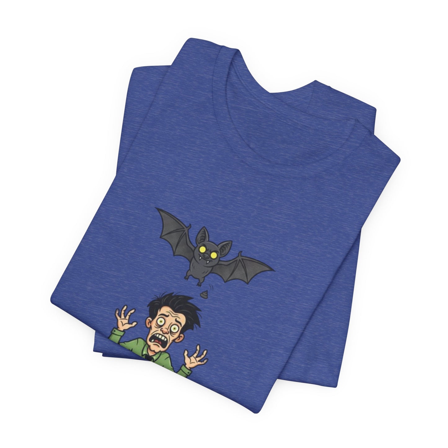 Batshit Crazy T‑Shirt — Funny Halloween Vampire/Bat Graphic Tee