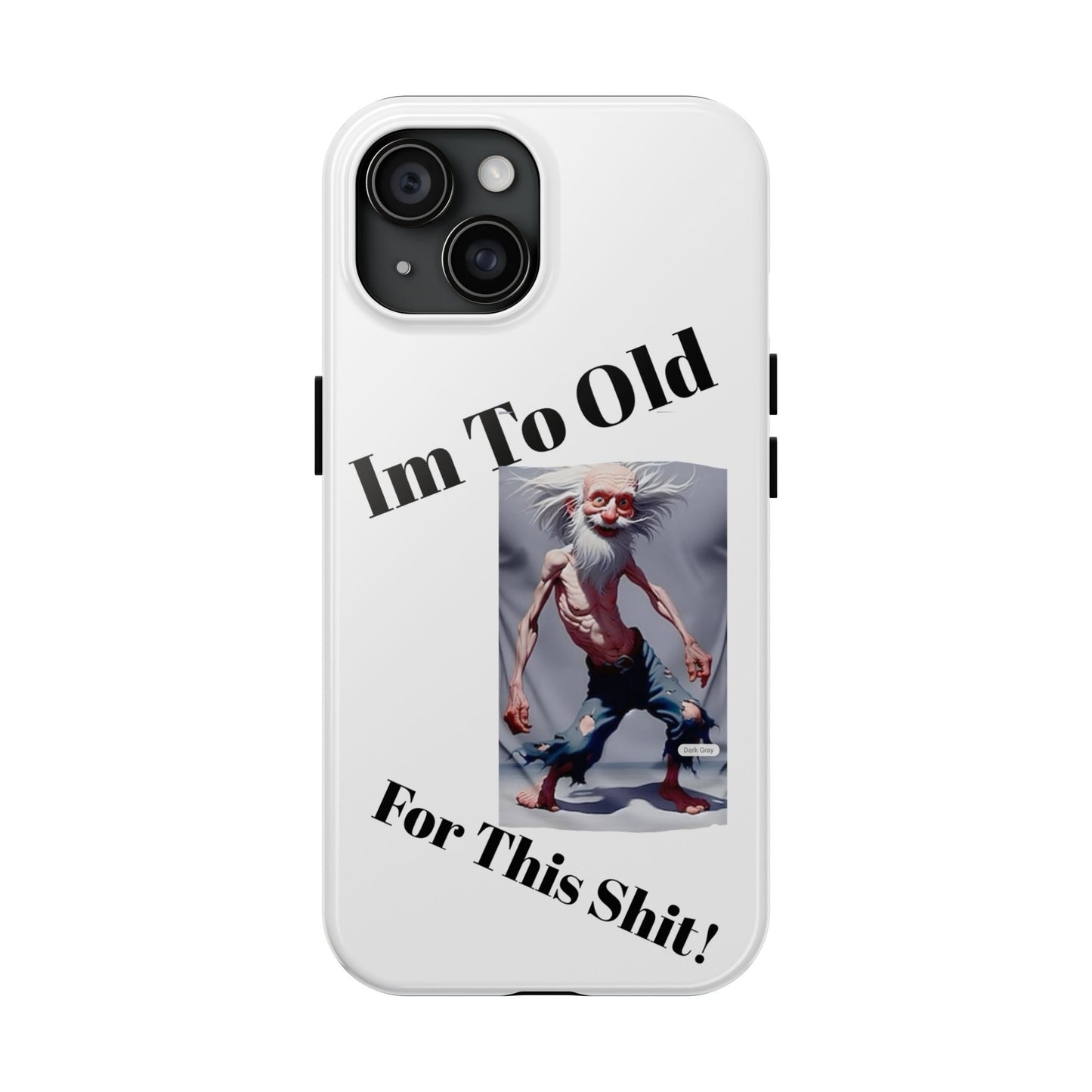 Humorous Tough Phone Cases, Quirky Phone Accessories, Gifts for Seniors, Fun Tech Gadgets, Unique Dad Gifts, Phone Protection