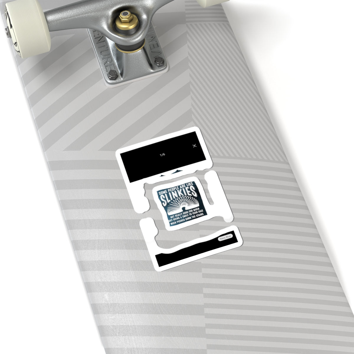 Funny Slinky Kiss-Cut Stickers - Perfect for Laptops, Water Bottles, and Gifts, Humorous Decor, Quirky Accessories