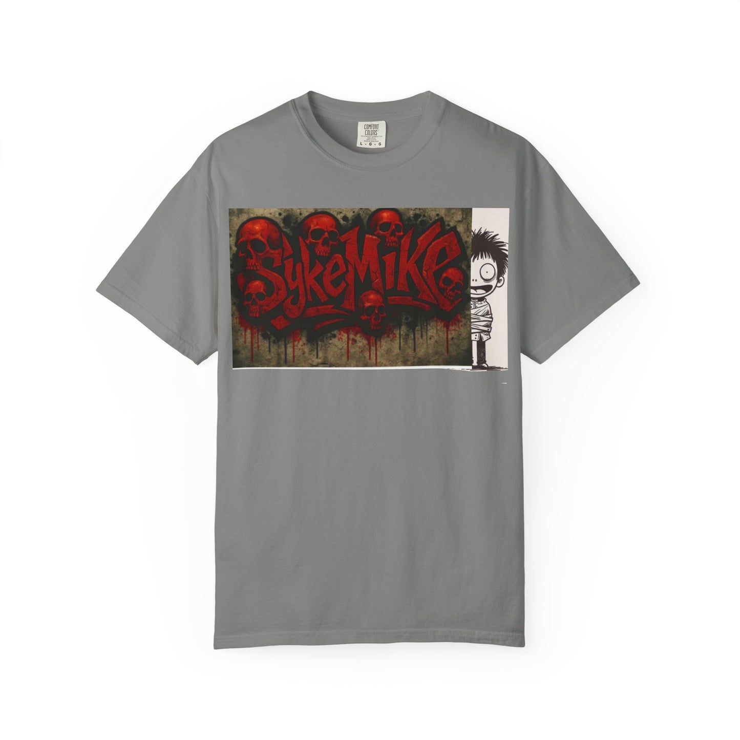 Unique Graphic Unisex T-shirt with SykeMike Design, Streetwear Fashion, Casual Wear, Gift for Friends, Creative Expression