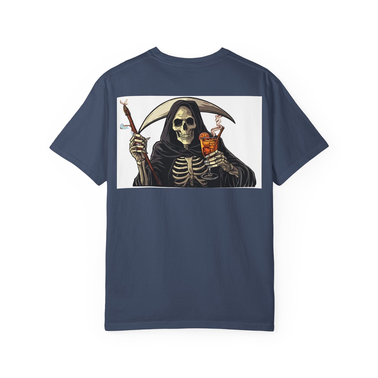 Skull & Scythe T-Shirt — "Everything Will Kill You, So Make It Something Fun" Graphic Tee