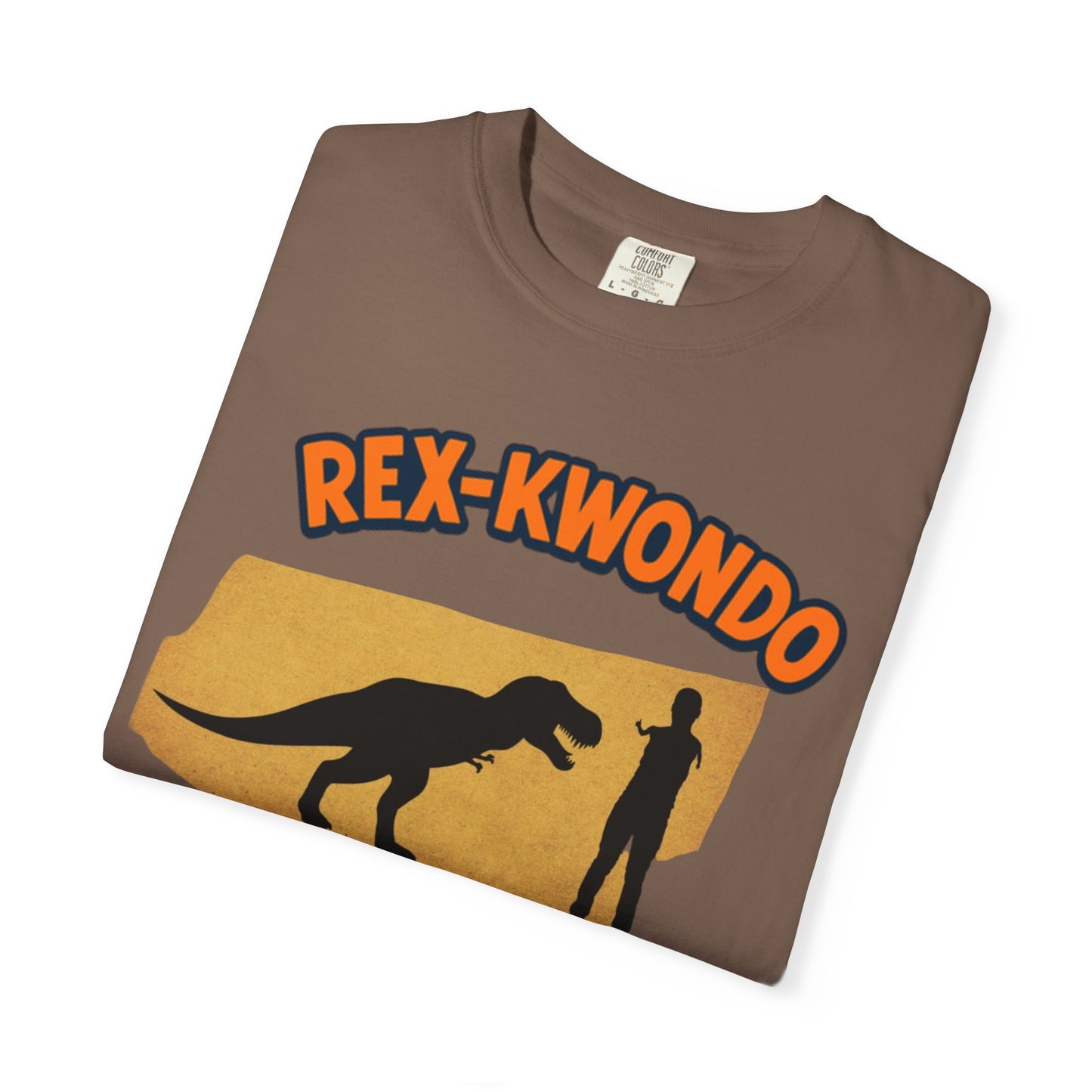 Rex-Kwondo T-Shirt — Funny Dinosaur Martial Arts Tee (“It's all in the wrist”)