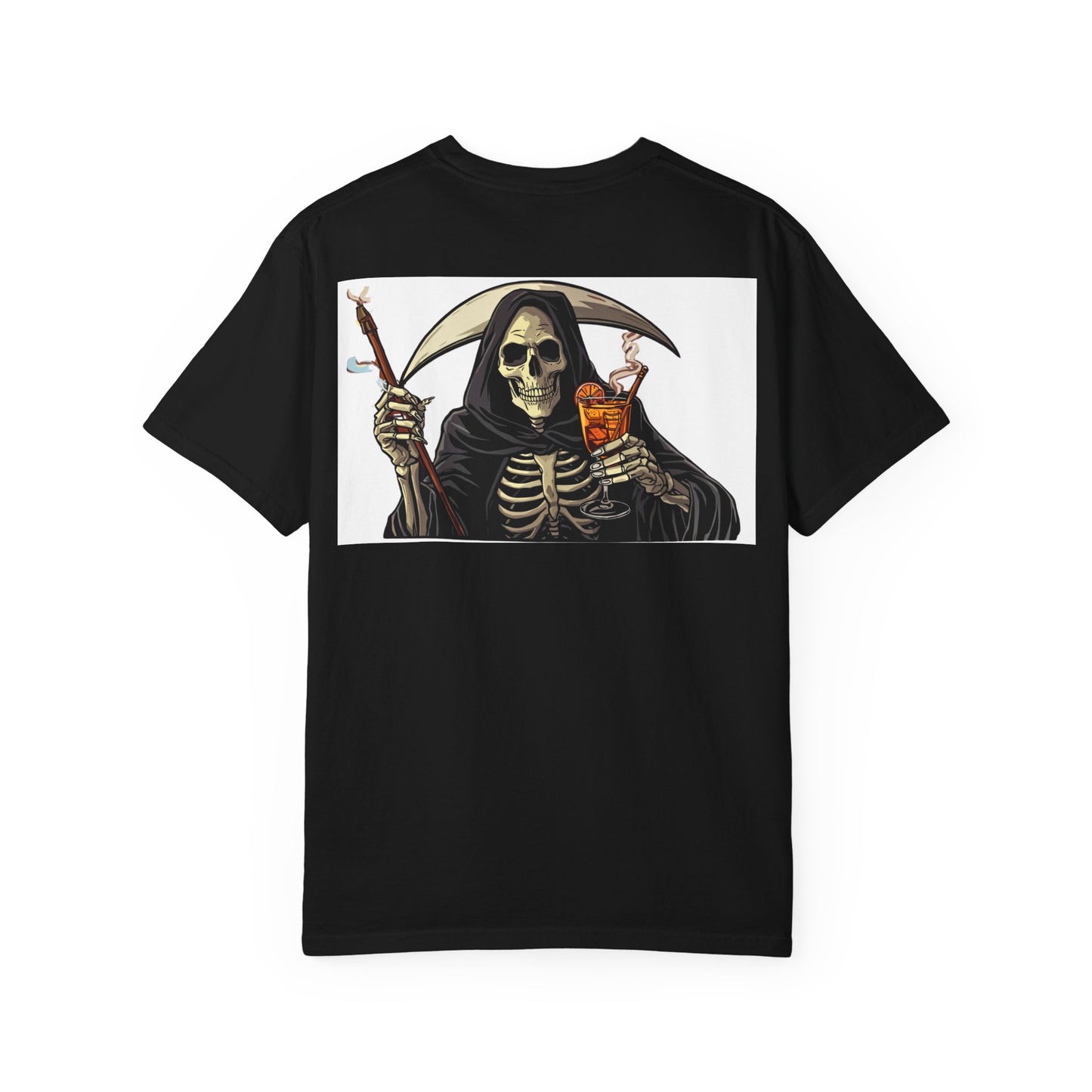 Skull & Scythe T-Shirt — "Everything Will Kill You, So Make It Something Fun" Graphic Tee