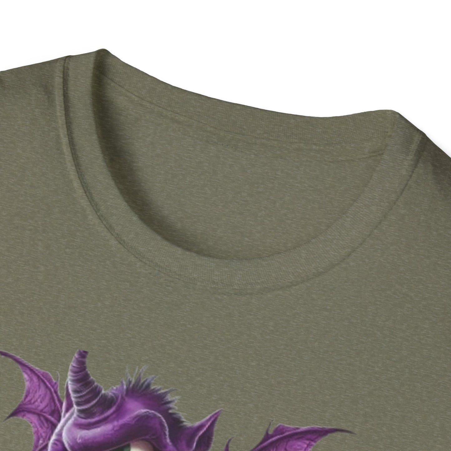 Cute Purple Monster T-Shirt — Playful Bat Creature Graphic Tee