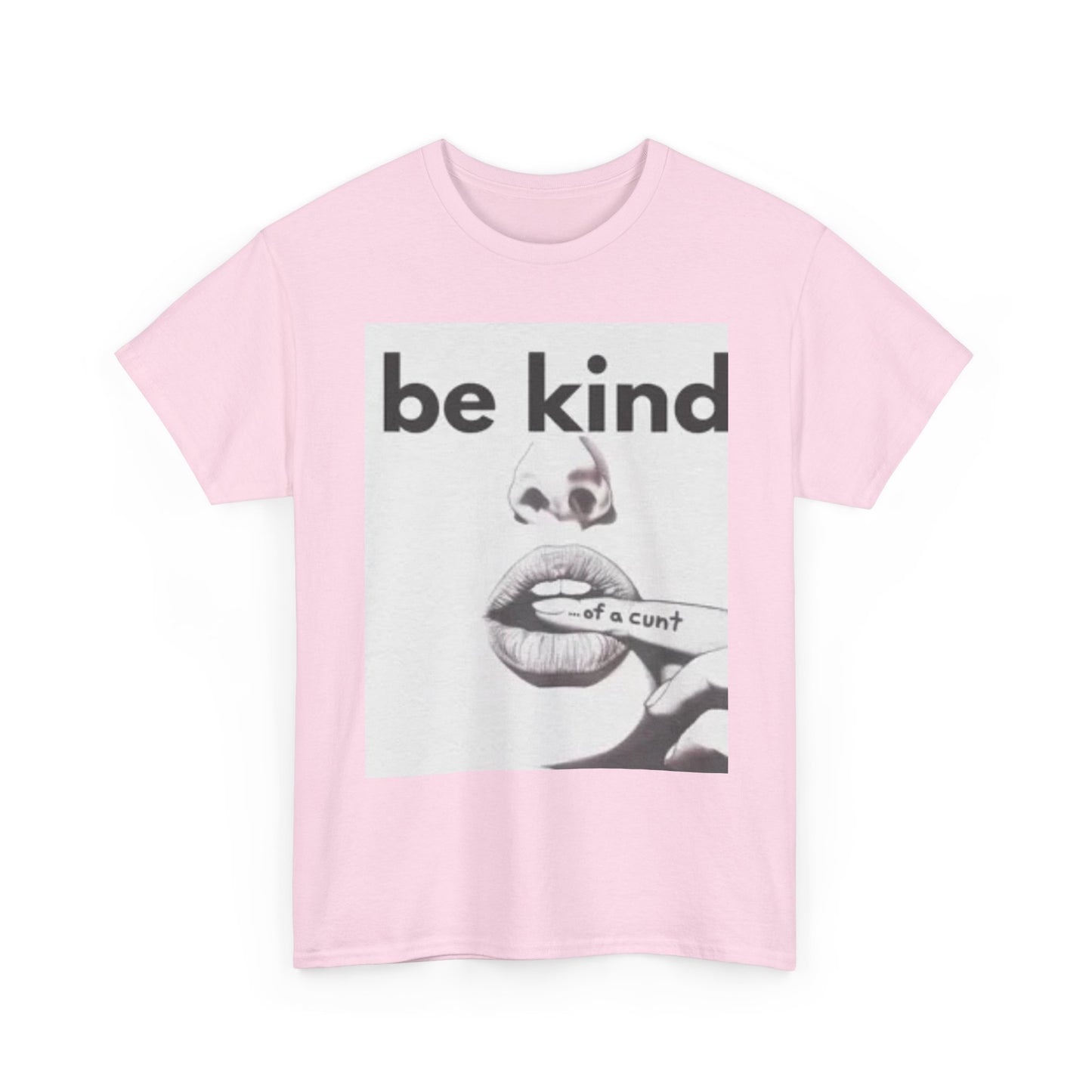 Unisex Heavy Cotton Tee - "Be Kind" Graphic T-Shirt, Casual Wear, Gift for Men & Women, Affirmation Shirt, Everyday Style