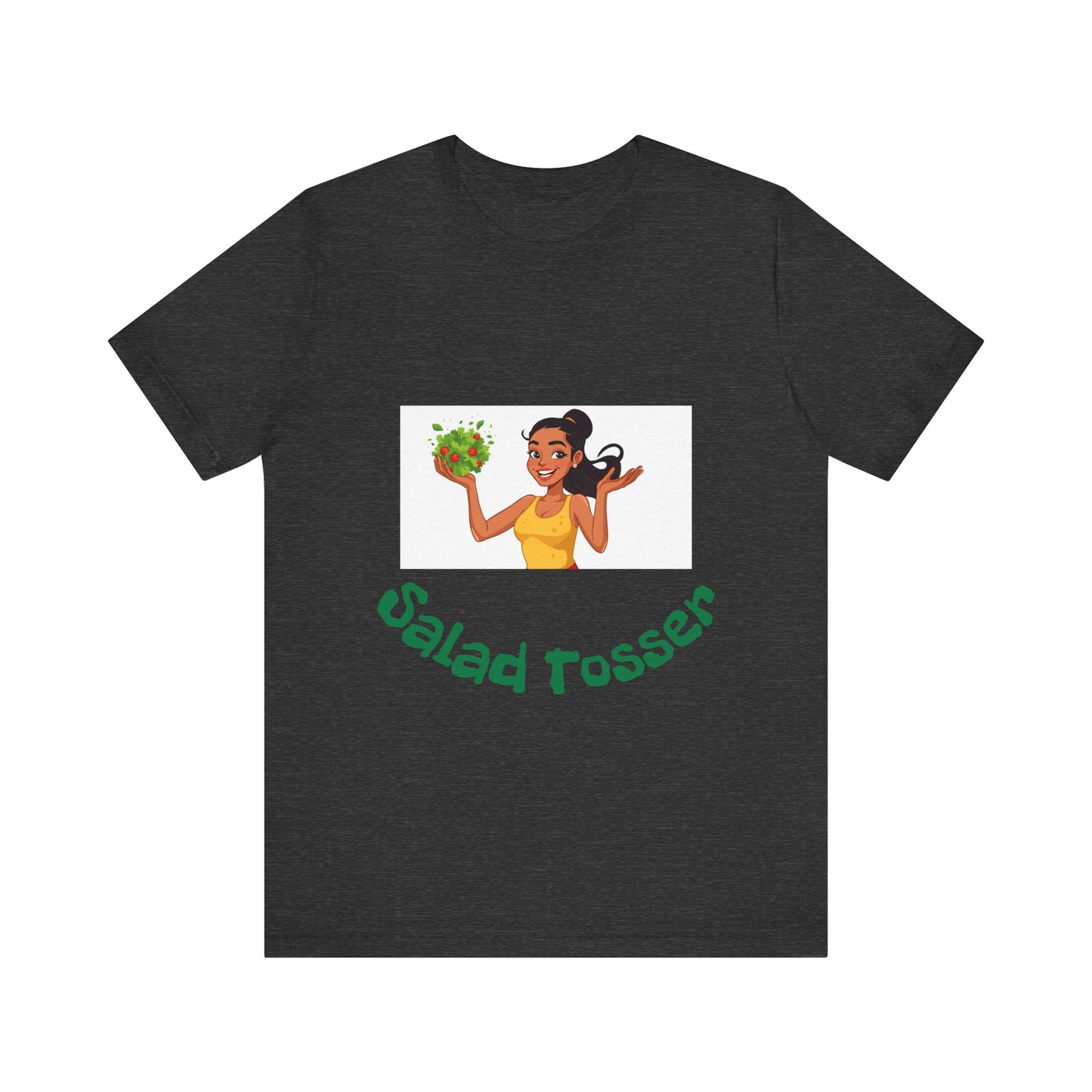 Salad Tosser Graphic Tee, Fun Kitchen Shirt, Gift for Chefs, Casual Summer Wear, Unique Foodie Apparel