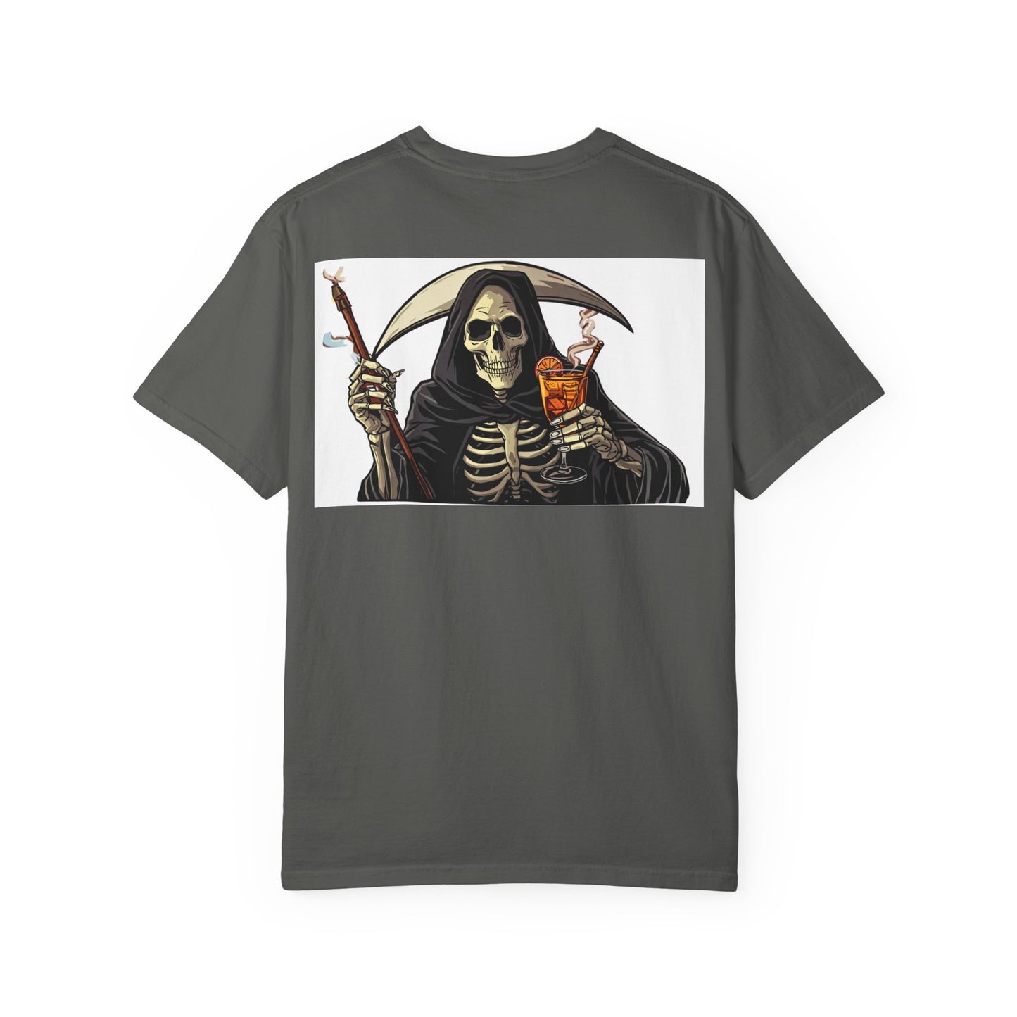 Skull & Scythe T-Shirt — "Everything Will Kill You, So Make It Something Fun" Graphic Tee