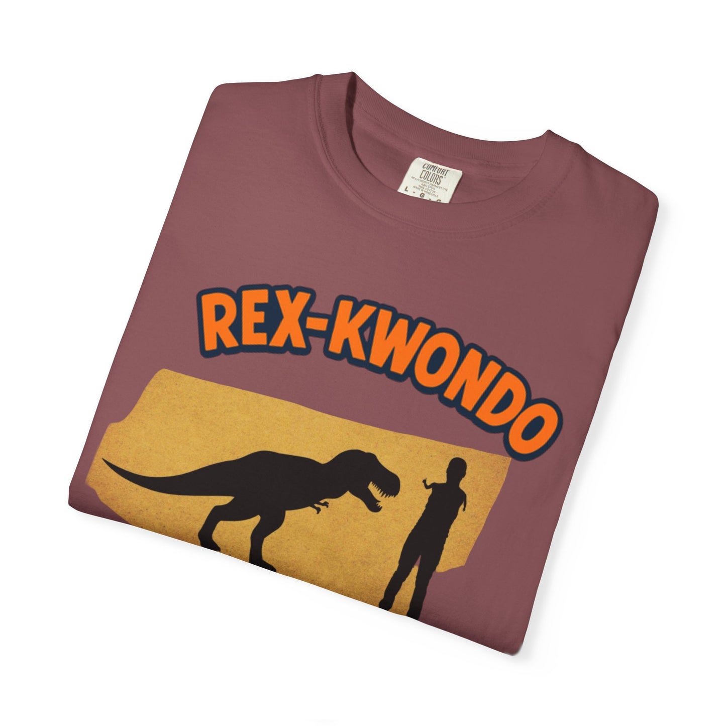Rex-Kwondo T-Shirt — Funny Dinosaur Martial Arts Tee (“It's all in the wrist”)