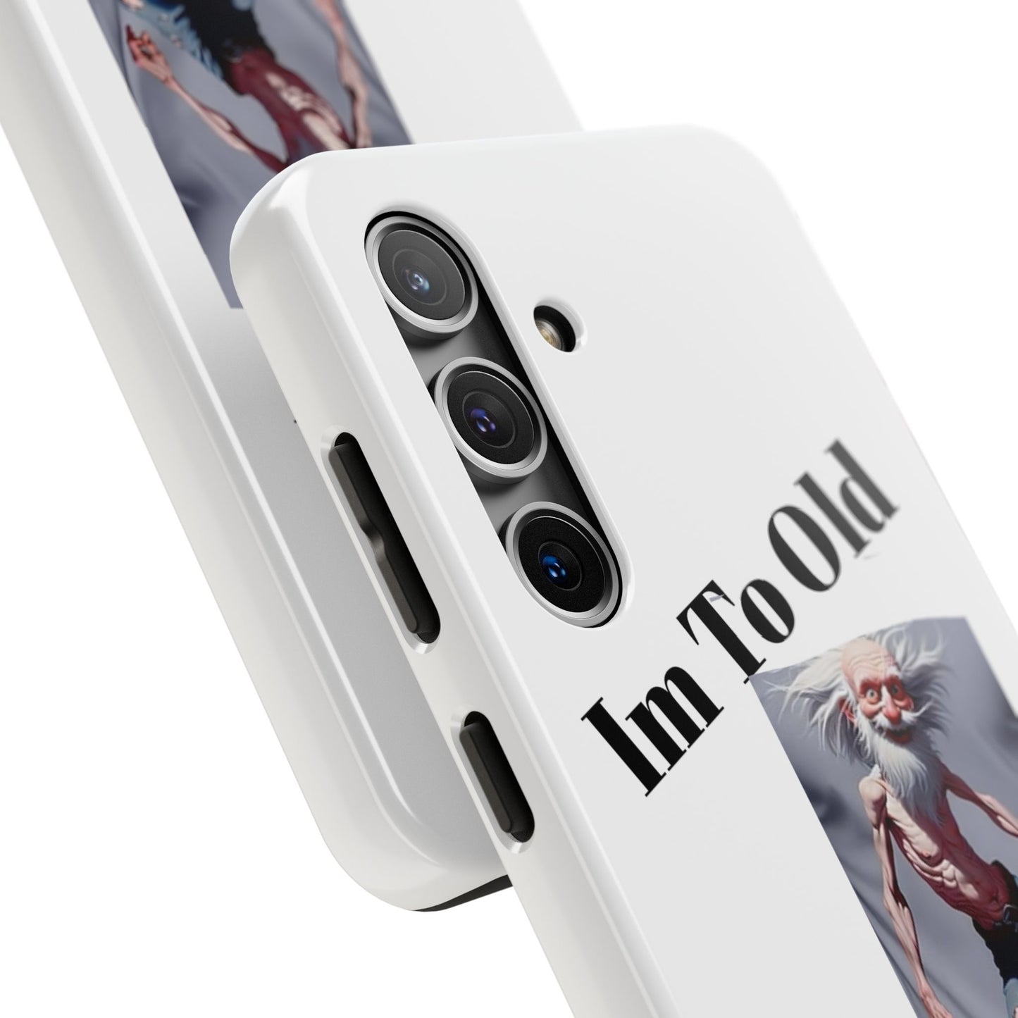 Humorous Tough Phone Cases, Quirky Phone Accessories, Gifts for Seniors, Fun Tech Gadgets, Unique Dad Gifts, Phone Protection