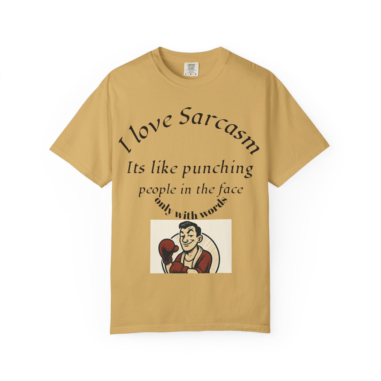 Sarcastic Punch T-Shirt - Humor Tee, Gift for Sarcasm Lovers, Unisex Apparel, Funny Graphic Top, Casual Wear