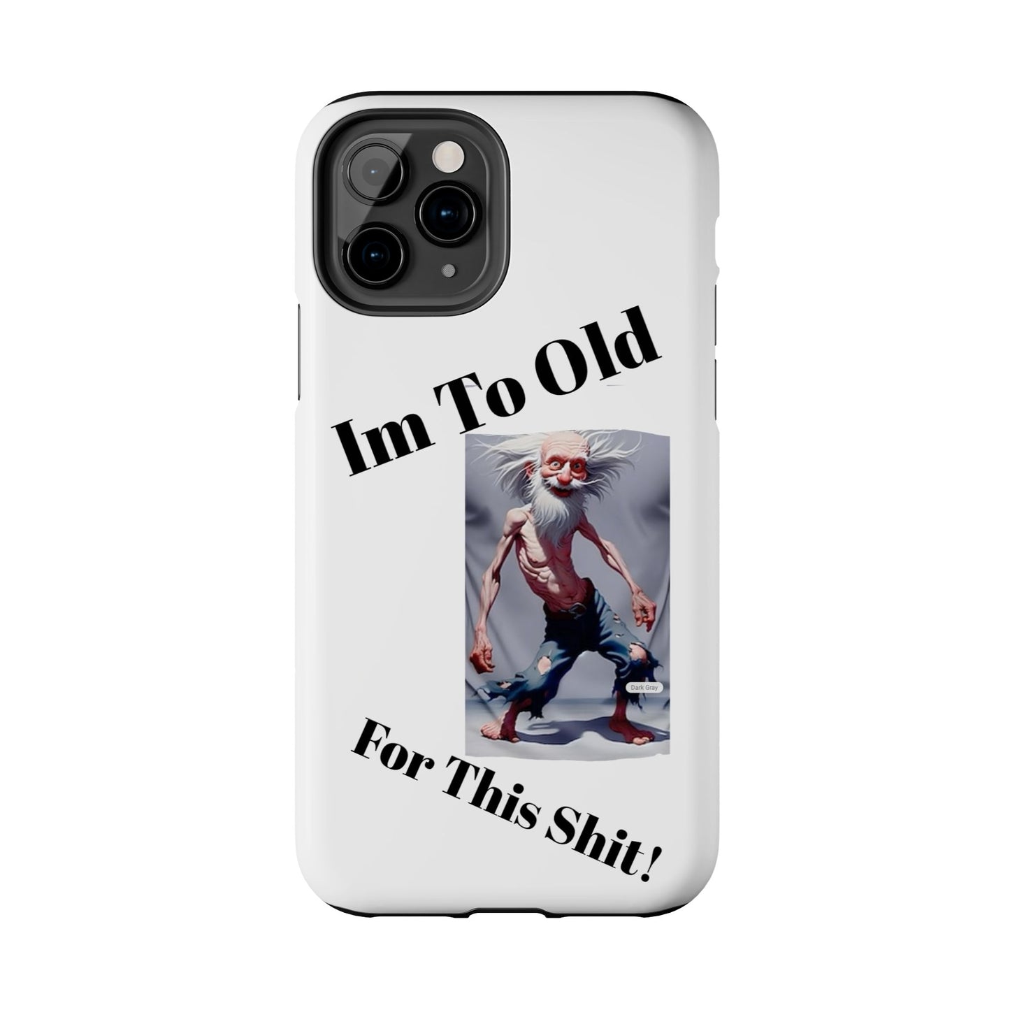 Humorous Tough Phone Cases, Quirky Phone Accessories, Gifts for Seniors, Fun Tech Gadgets, Unique Dad Gifts, Phone Protection
