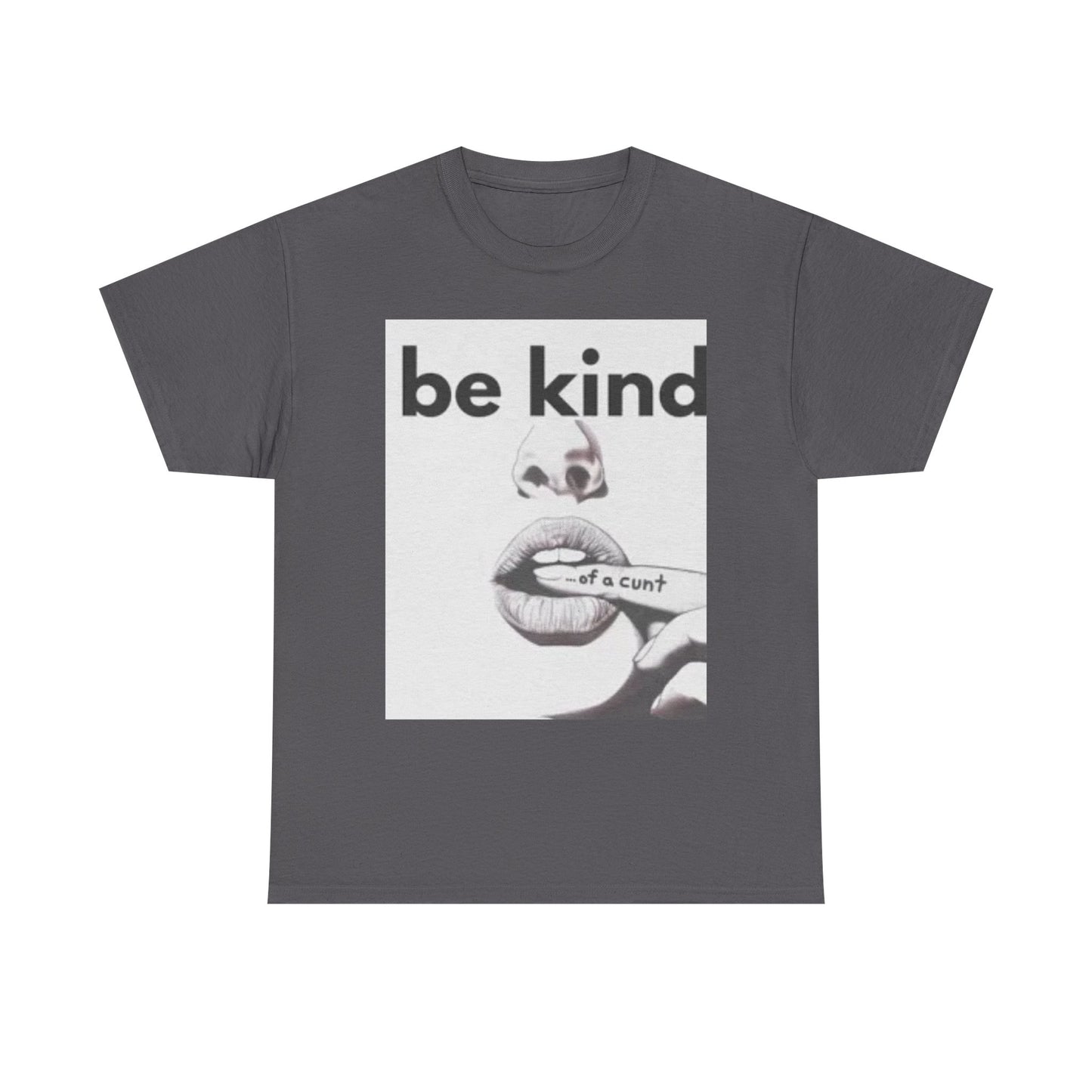 Unisex Heavy Cotton Tee - "Be Kind" Graphic T-Shirt, Casual Wear, Gift for Men & Women, Affirmation Shirt, Everyday Style