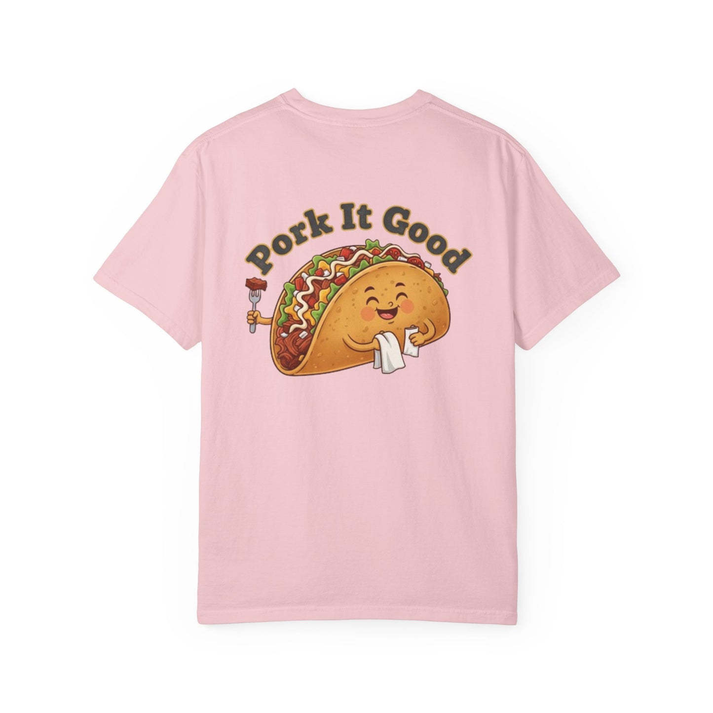 Cute Taco T-Shirt — 'Stuff My Taco Baby' / 'Pork It Good' Graphic Tee