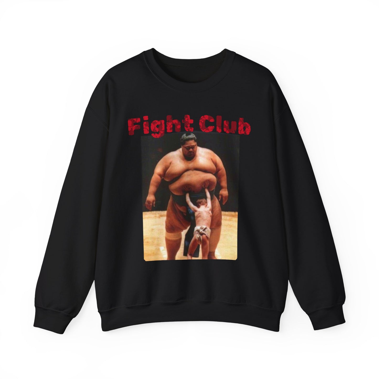 Fight Club Sweatshirt — Vintage Sumo Wrestling Graphic Crewneck