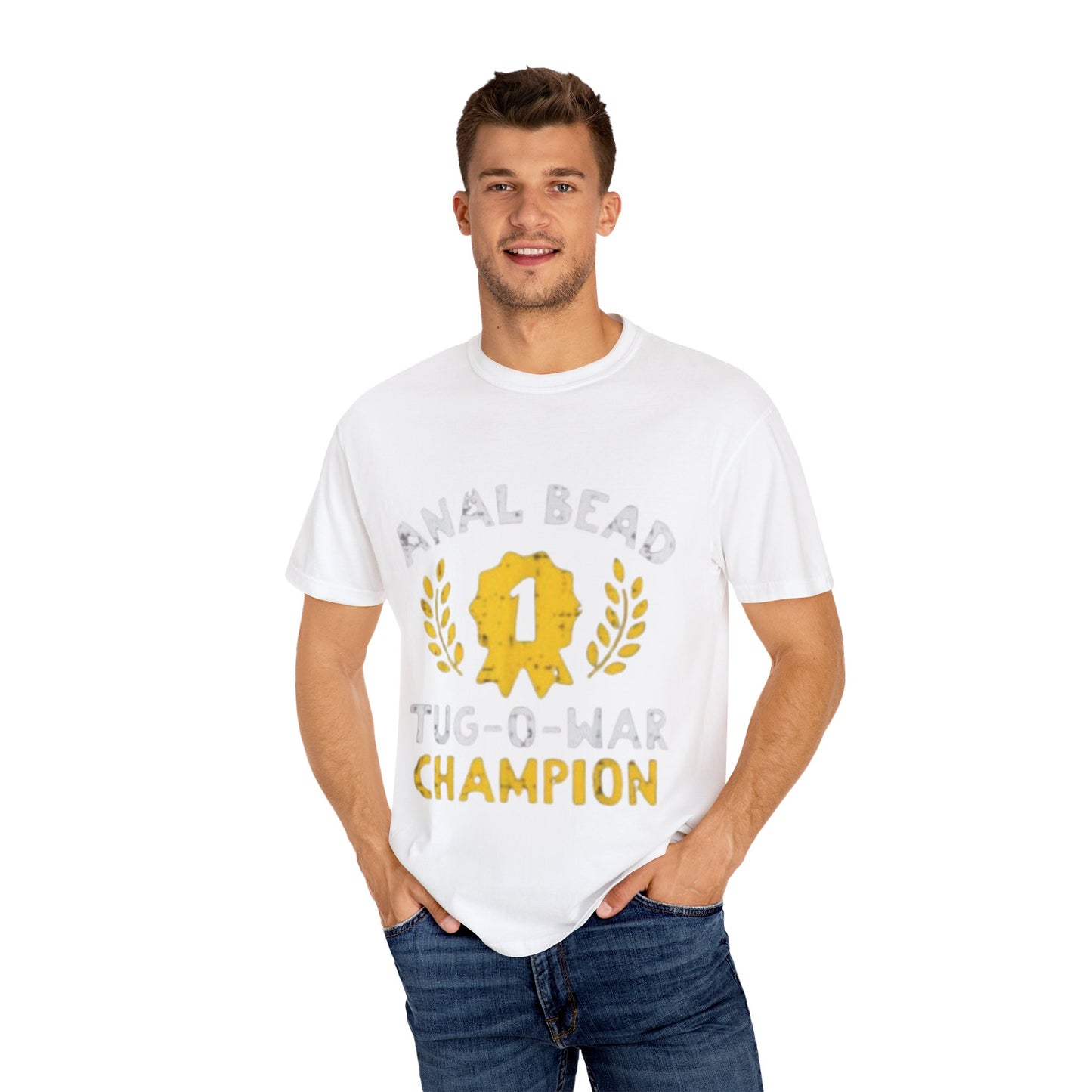 Funny Champion T-Shirt, Humorous Gift for Friends, Birthday Party Apparel, Unique Graphic Tee, Casual Wear, Party Wear