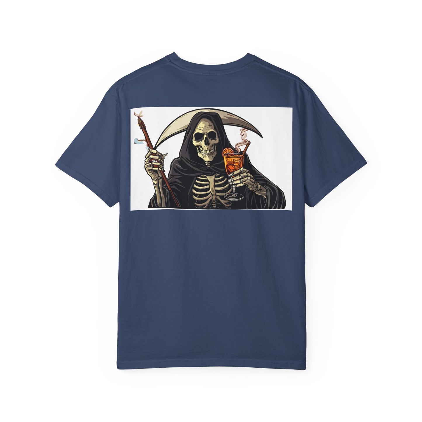 Skull & Scythe T-Shirt — "Everything Will Kill You, So Make It Something Fun" Graphic Tee