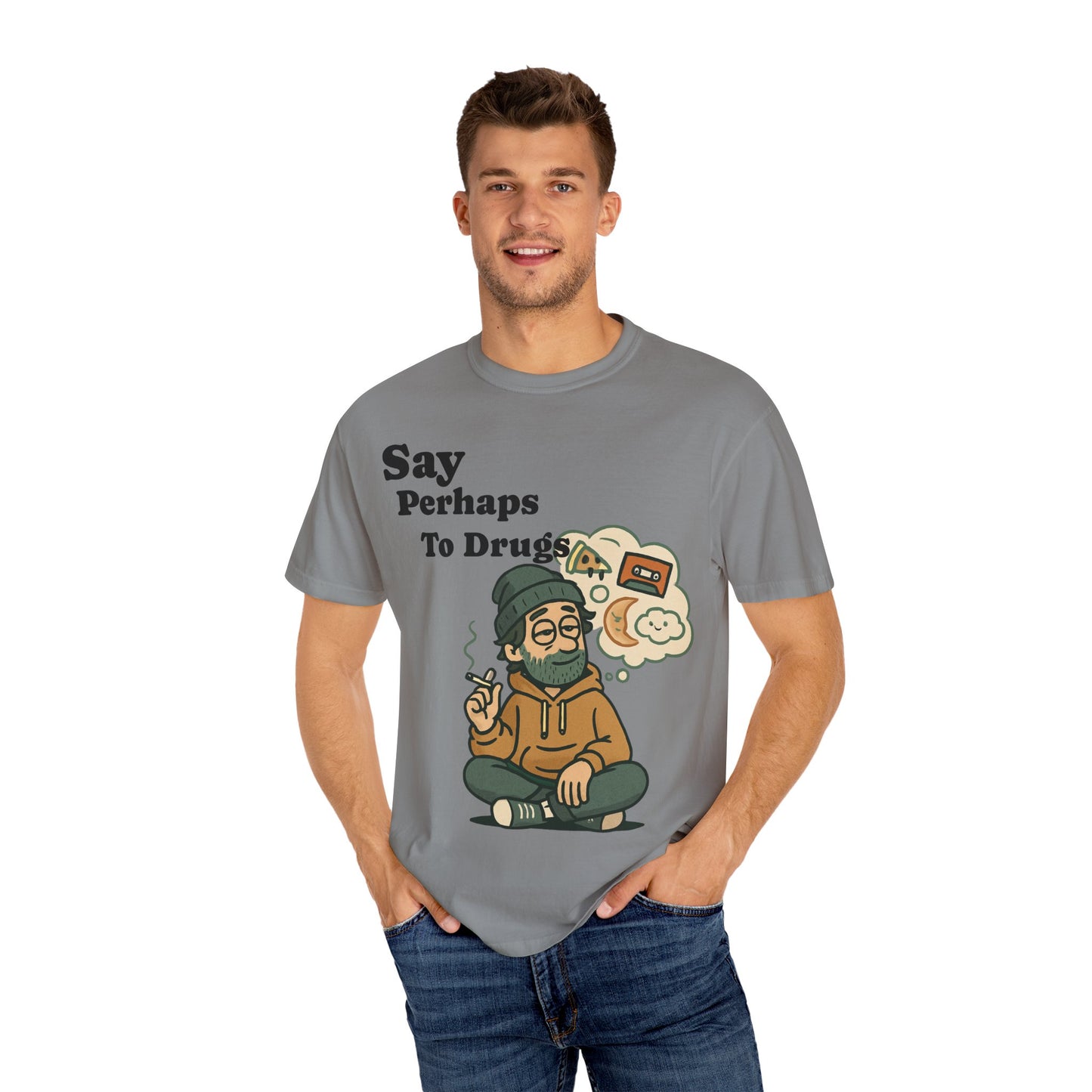 Chill Vibes T-Shirt with Humorous Graphic, Perfect for Casual Wear, Gift for Friends, Summer Outings, Festivals, and More