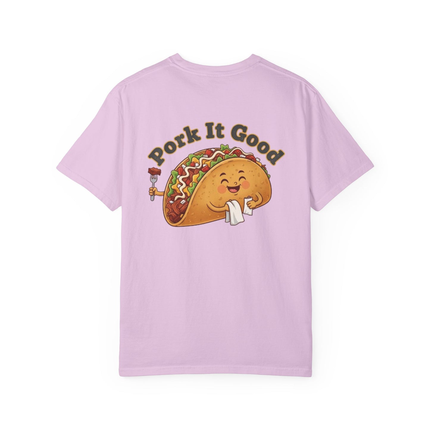 Cute Taco T-Shirt — 'Stuff My Taco Baby' / 'Pork It Good' Graphic Tee