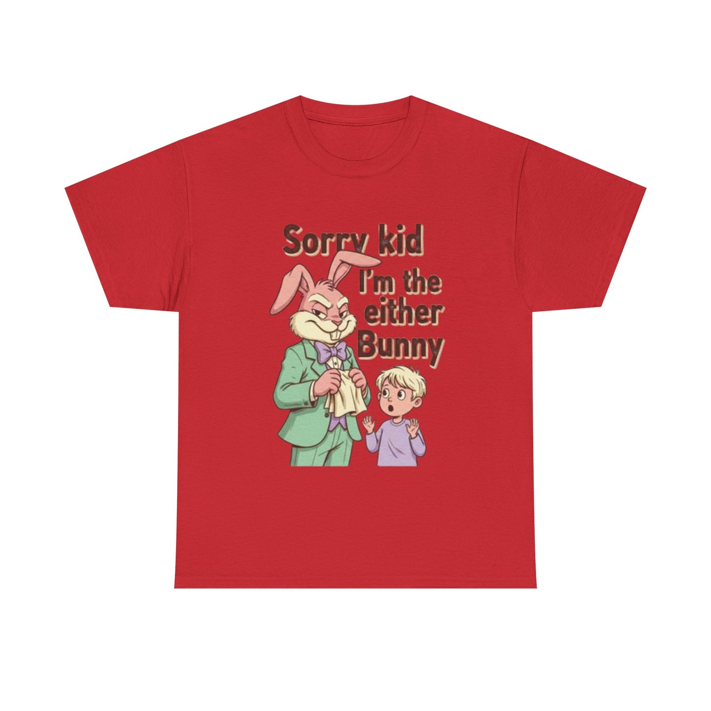 Easter Tee — "Sorry Kid I'm the Easter Bunny" Retro Bunny Graphic T-Shirt