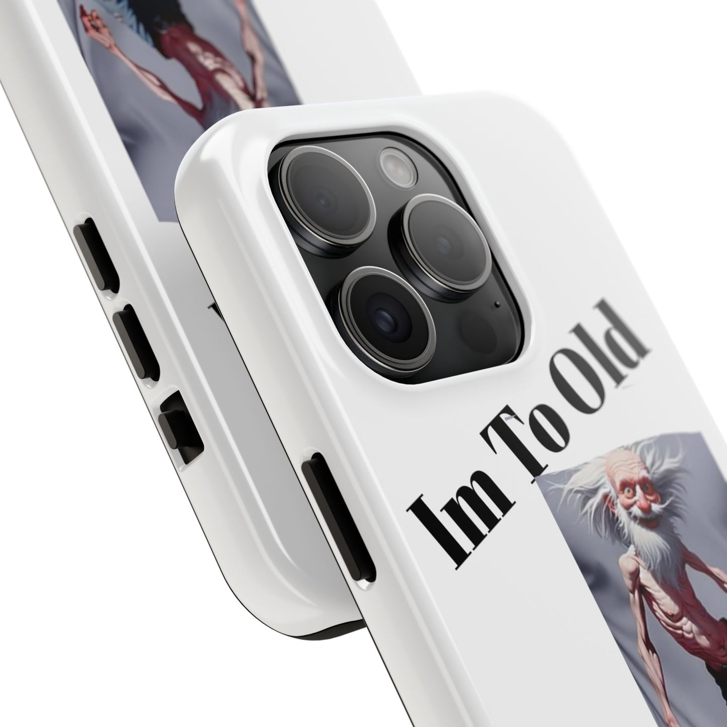 Humorous Tough Phone Cases, Quirky Phone Accessories, Gifts for Seniors, Fun Tech Gadgets, Unique Dad Gifts, Phone Protection